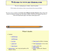 Tablet Screenshot of mr-damon.com